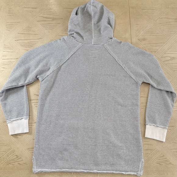 Blue 84 Alabama Crimson Tide Striped Hoodie Pullover V Neck Pocket Women's L - Picture 2 of 8